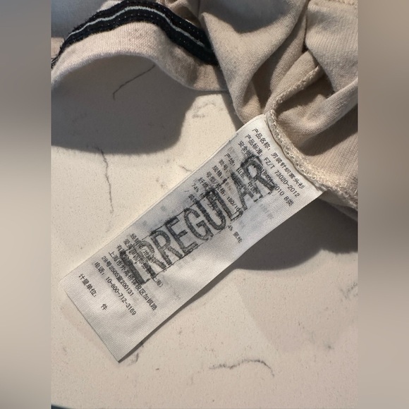 Abercrombie & Fitch Beige Quarter-Zip Pullover Men’s Large - Picture 4 of 10